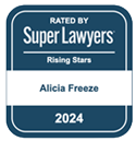 Rated By Super Lawyers Rising Stars Alicia Freeze 2024